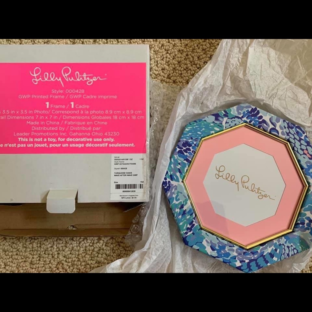 Turquoise Oasis Wave After Wave Frame - NIB